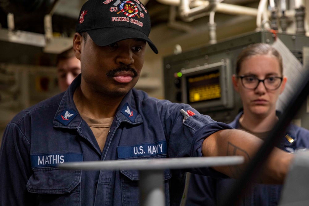 USS Philippine Sea Conducts Routine Maintenance Checks in the Red Sea