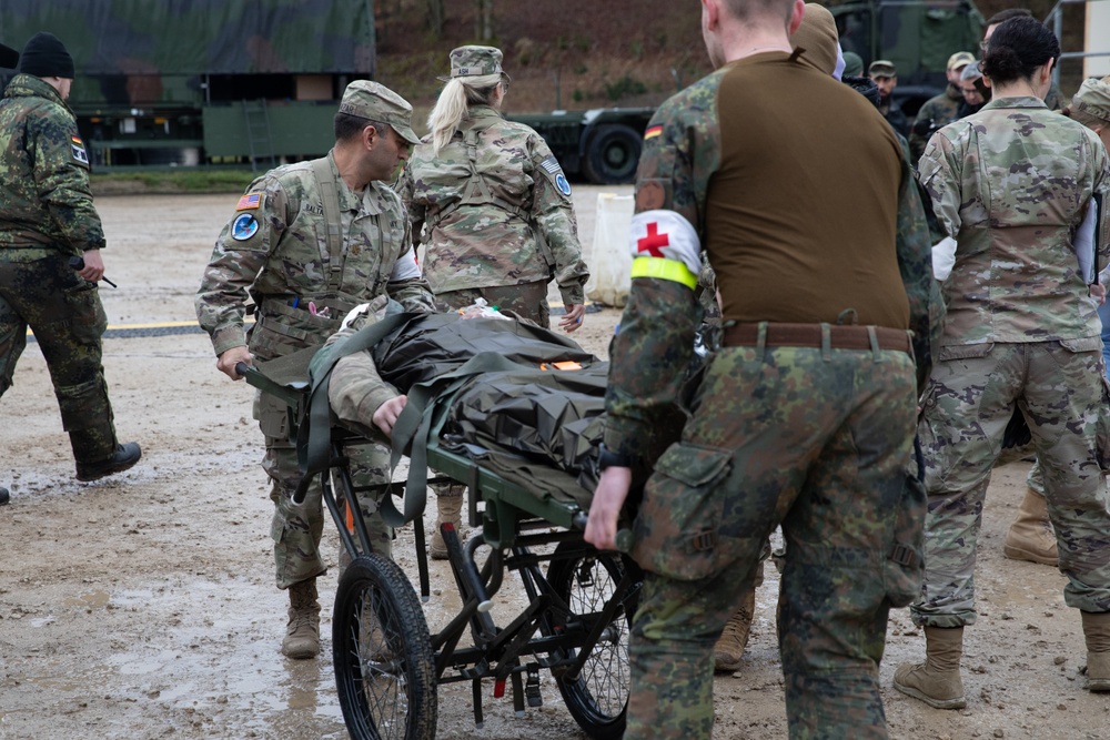 Allied Spirit 24 Participants Conduct Medical and Casualty Evacuation Training