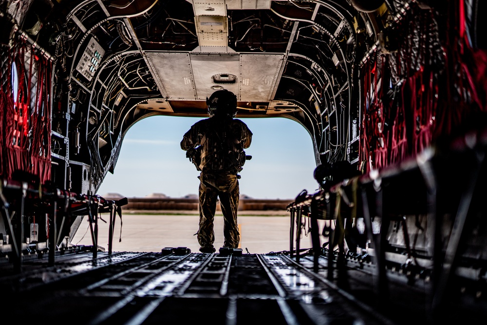 CH-47 Prep for DART Exercise