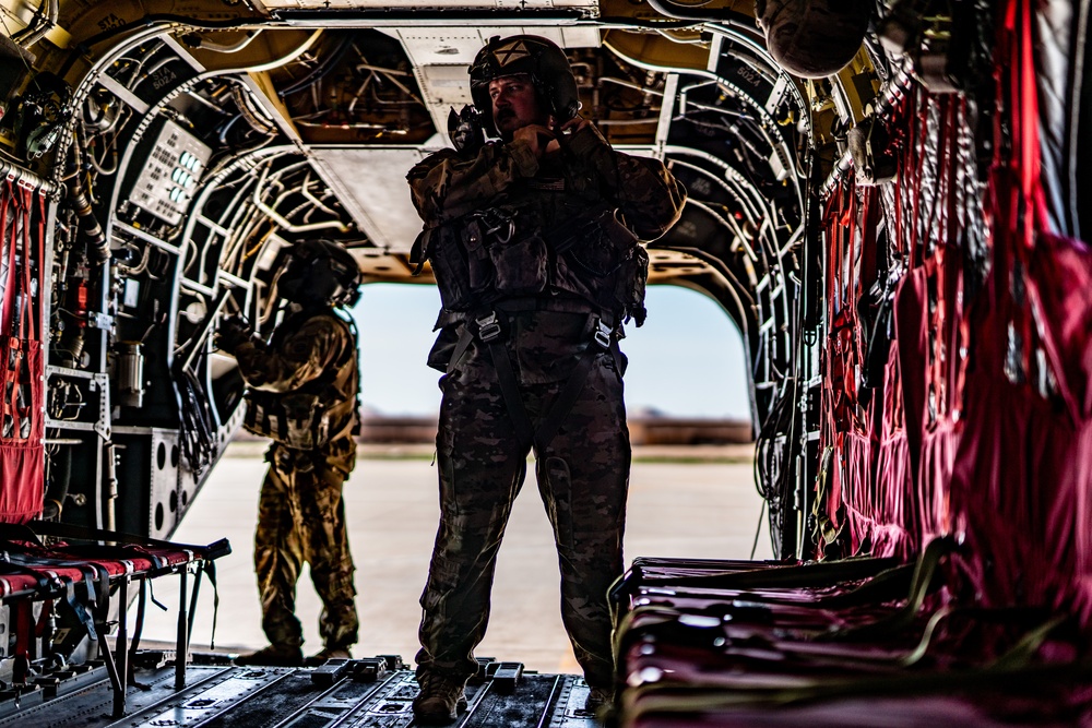 CH-47 Prep for DART Exercise