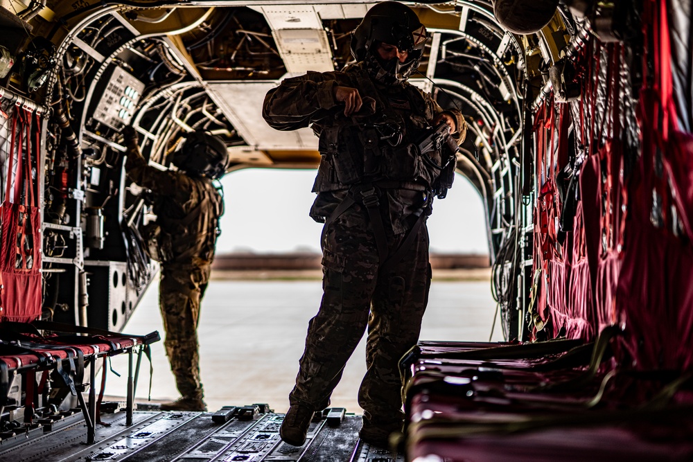 CH-47 Prep for DART Exercise