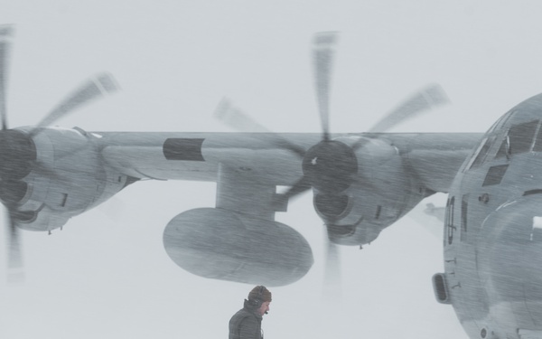U.S. Marines with Marine Aerial Refueler Transport Squadron (VMGR) 252 depart Norway after Exercise Nordic Response 24
