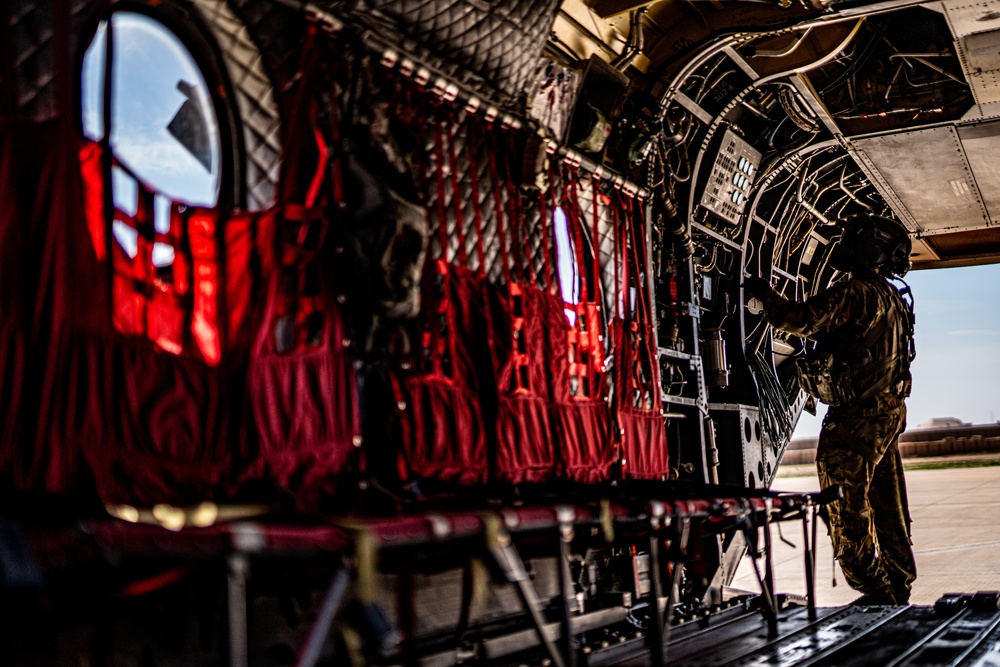 CH-47 Prep for DART Exercise