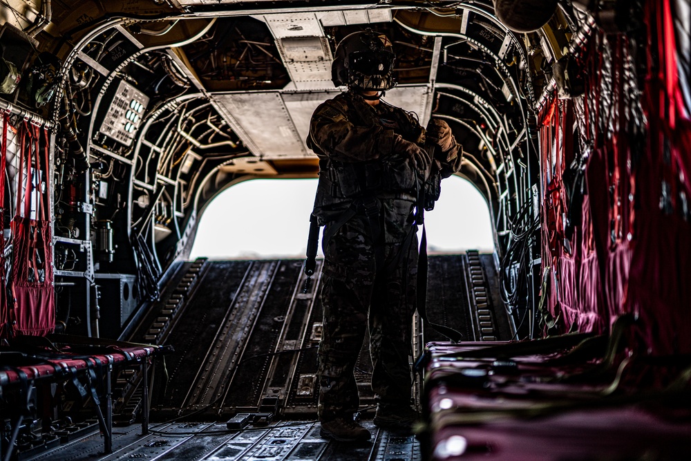 CH-47 Prep for DART Exercise