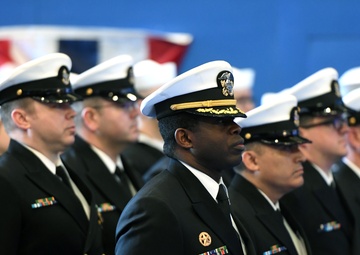 PCU Idaho (SSN 799) Christening Ceremony