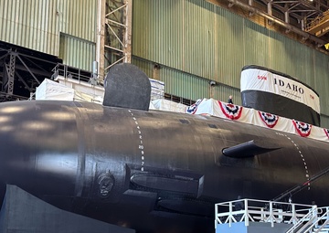 PCU Idaho (SSN 799) Christening Ceremony