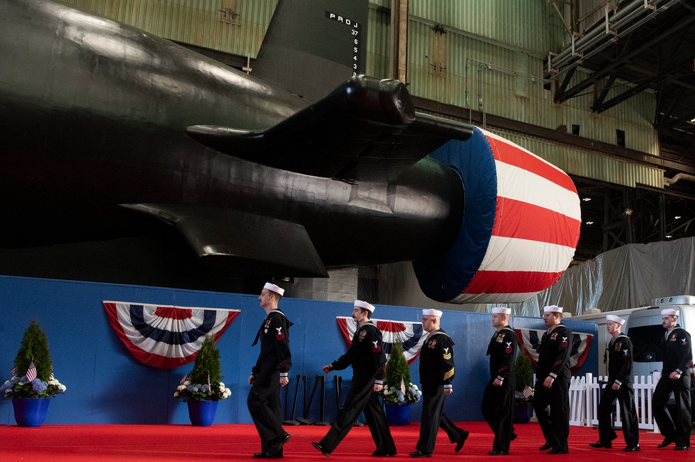 PCU Idaho (SSN 799) Christening