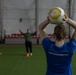 U.S. Marines participate in a Sports Day at a Norwegian School after Nordic Response 24