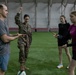 U.S. Marines participate in a Sports Day at a Norwegian School after Nordic Response 24