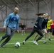 U.S. Marines participate in a Sports Day at a Norwegian School after Nordic Response 24