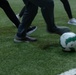 U.S. Marines participate in a Sports Day at a Norwegian School after Nordic Response 24