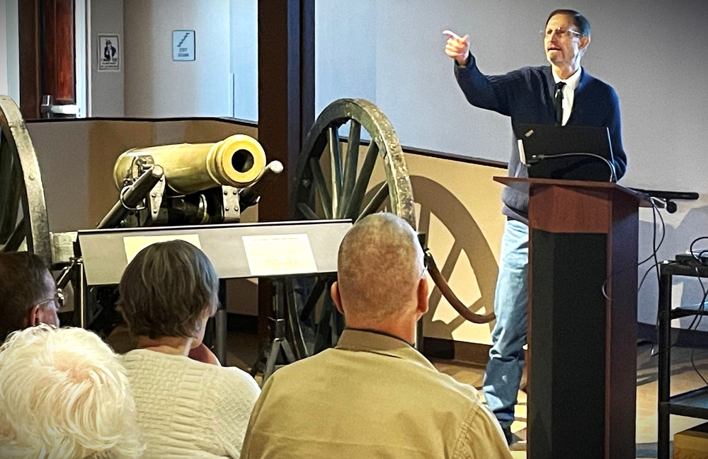 Local Author Speaks at Illinois State Military Museum About Camp Butler and General Sherman