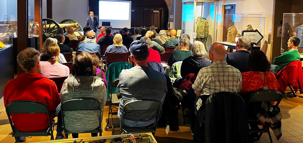 Local Author Speaks at Illinois State Military Museum About Camp Butler and General Sherman