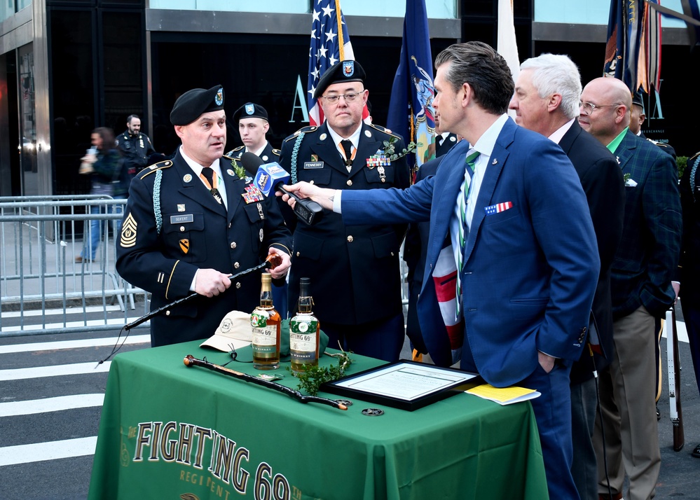 1-69 Infantry Regiment Leads Annual NYC Saint Patrick’s Day Parade