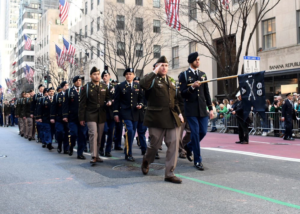 1-69 Infantry Regiment Leads Annual NYC Saint Patrick’s Day Parade