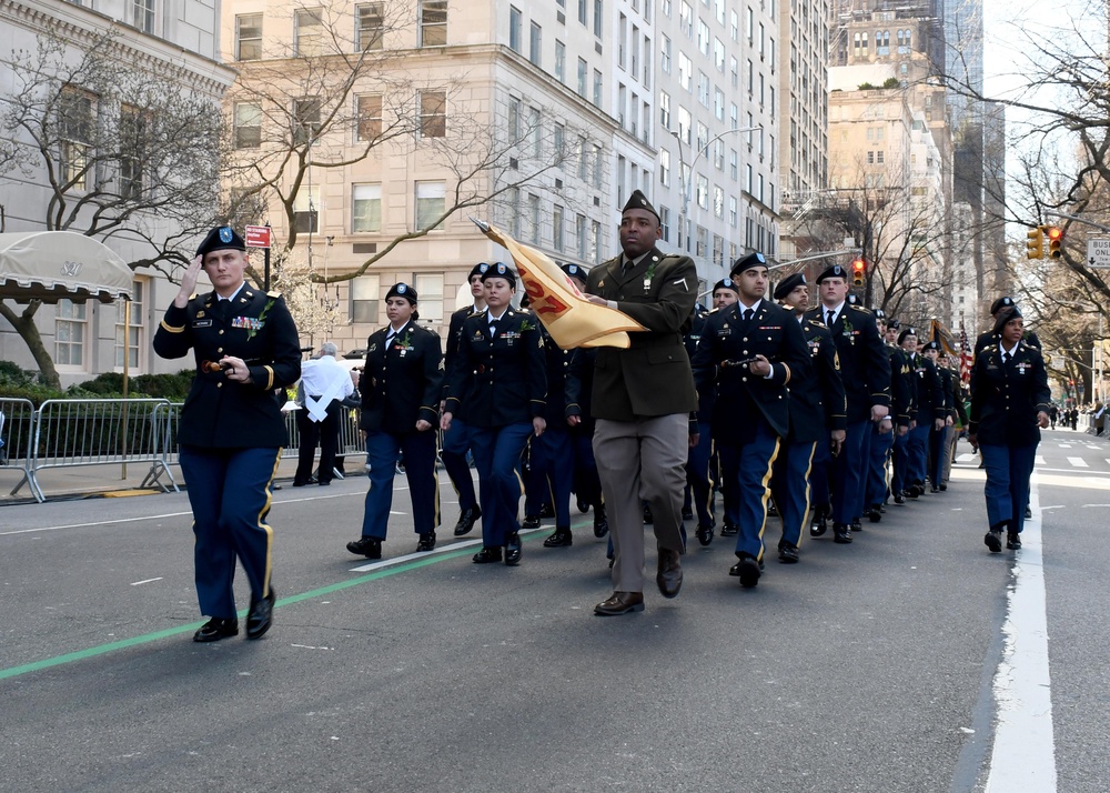 1-69 Infantry Regiment Leads Annual NYC Saint Patrick’s Day Parade