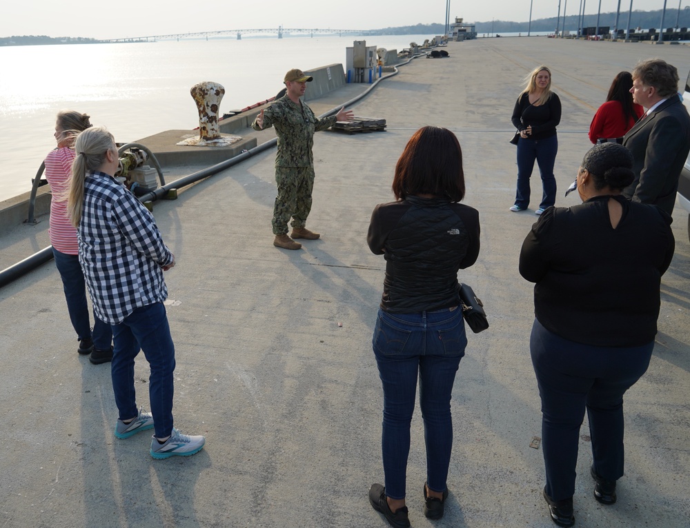 NWS Yorktown Fleet &amp; Family Support Center installation tour