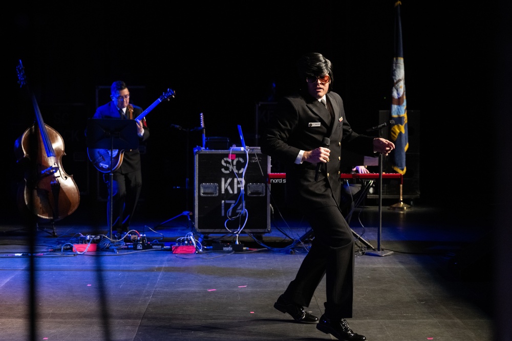 Navy Band Sea Chanters performs at Walton Arts Center