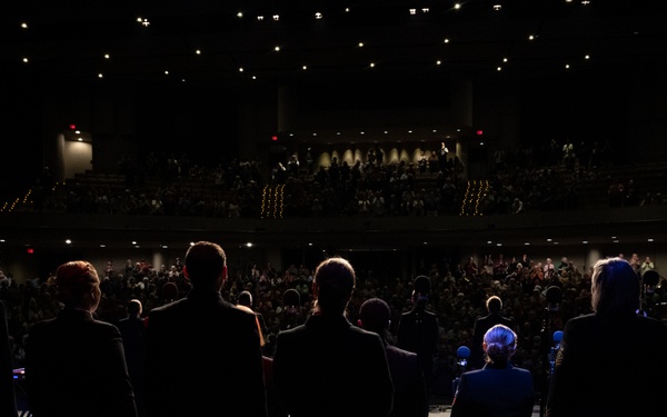 Navy Band Sea Chanters performs at Walton Arts Center
