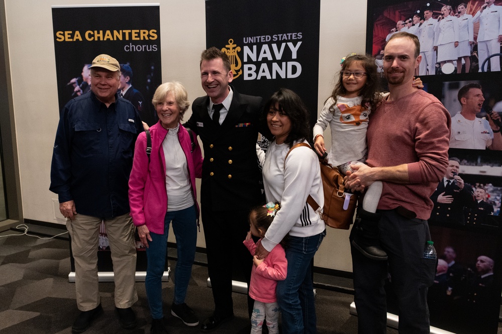 Navy Band Sea Chanters performs at Walton Arts Center