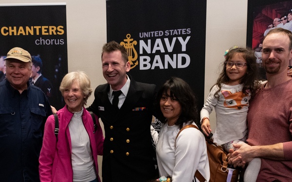 Navy Band Sea Chanters performs at Walton Arts Center