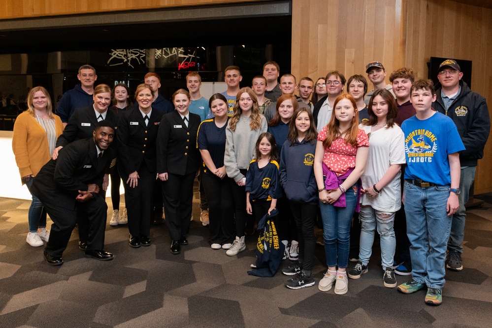 Navy Band Sea Chanters performs at Walton Arts Center