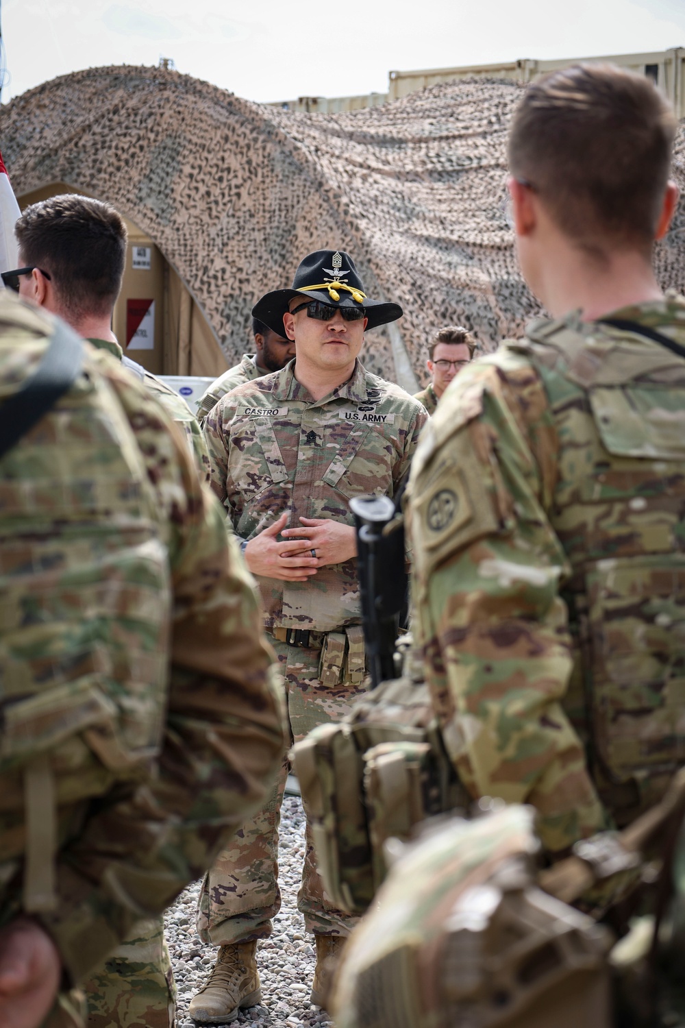 Paratroopers Receive Combat Action Badge