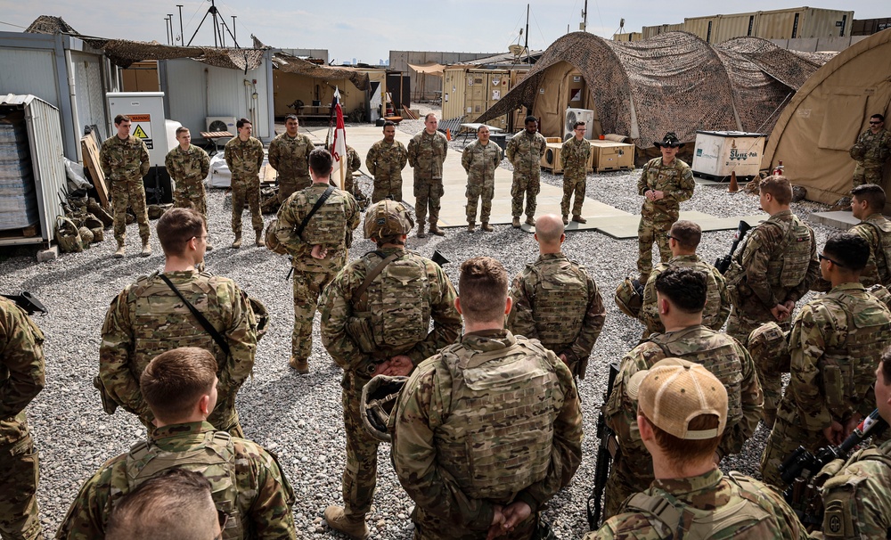 Paratroopers Receive Combat Action Badge