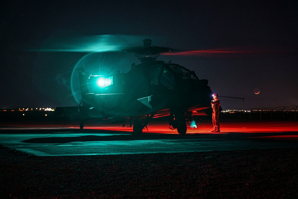 82nd CAB Apache Night QRF