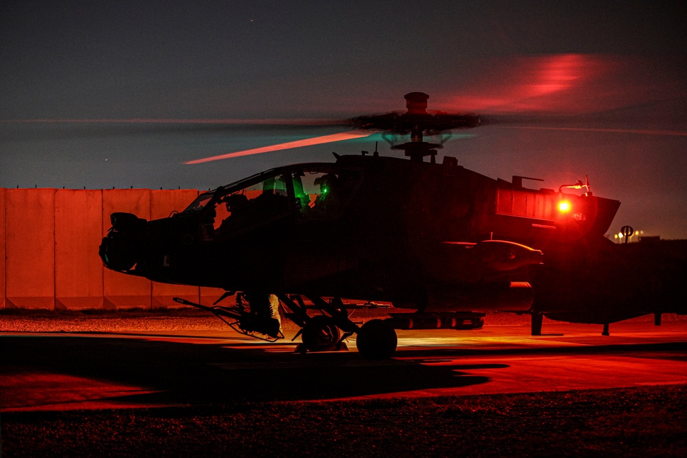 82nd CAB Apache Night QRF