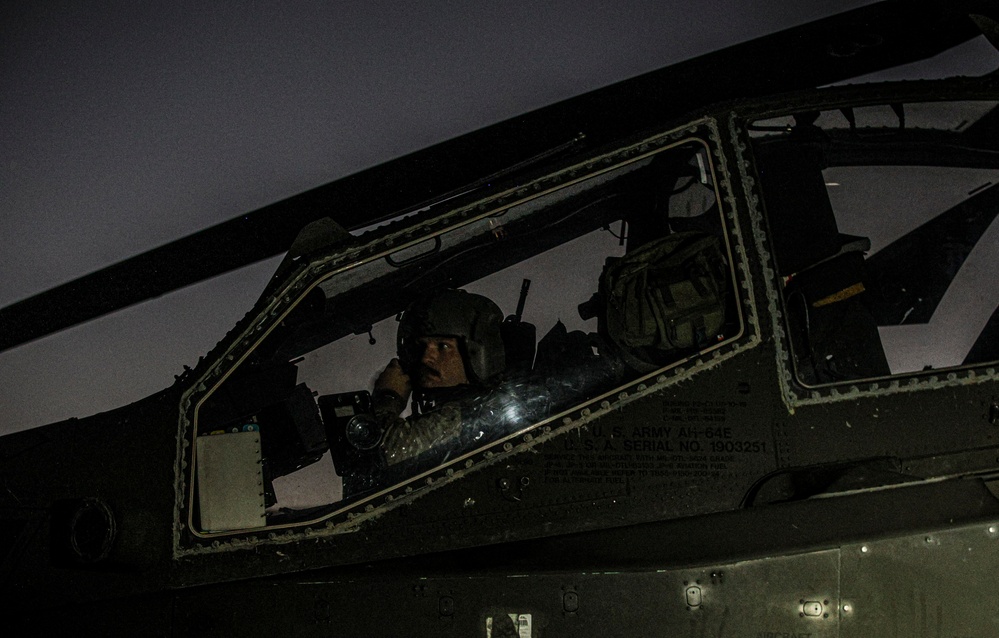 82nd CAB Apache Night QRF