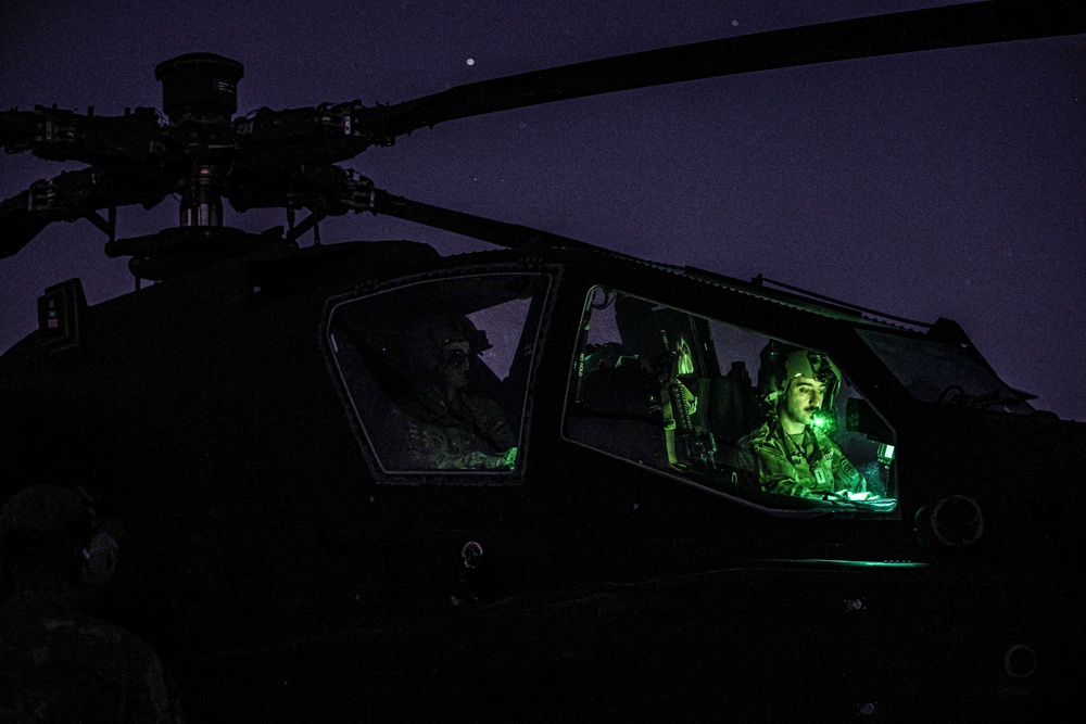 82nd CAB Apache Night QRF