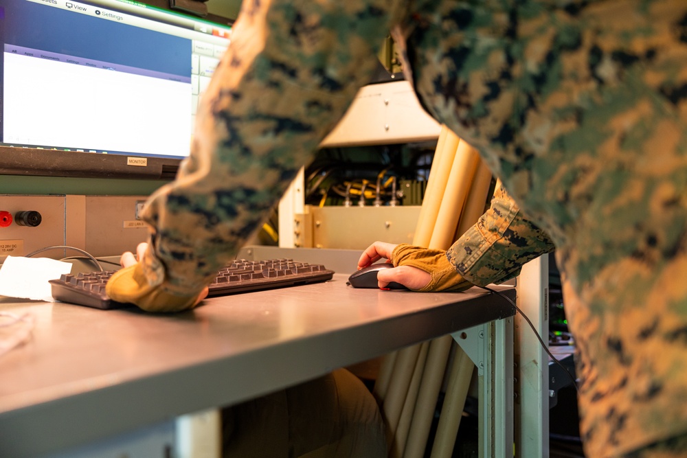 U.S. Marines with Marine Air Control Squadron (MACS) 2 conduct daily operations during Exercise Nordic Response 24