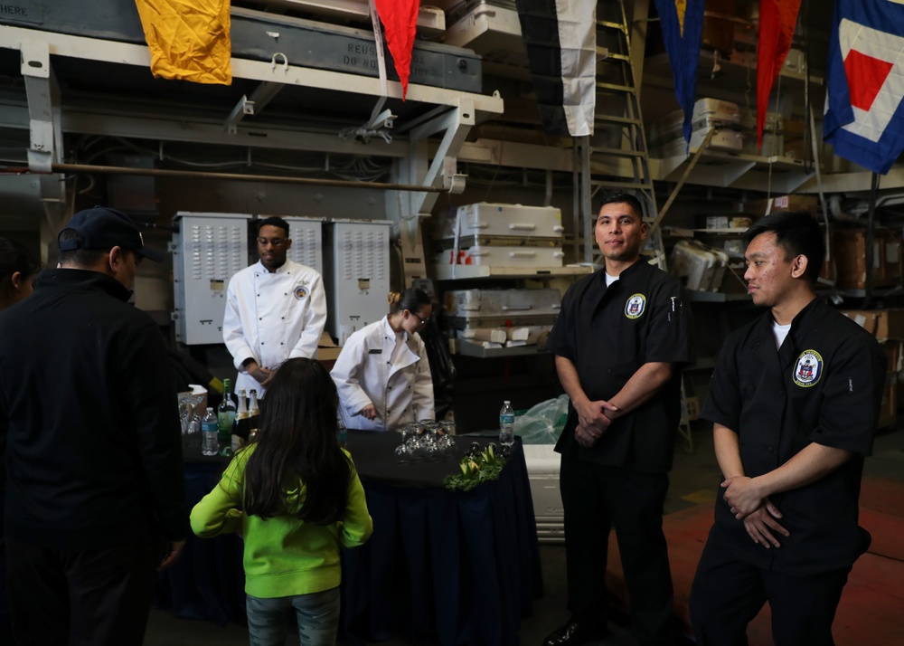 USS Truxtun Hosts Reception While in Port in Boston