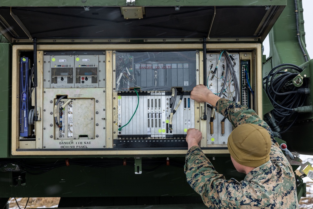 U.S. Marines with Marine Air Control Squadron (MACS) 2 conduct daily operations during Exercise Nordic Response 24