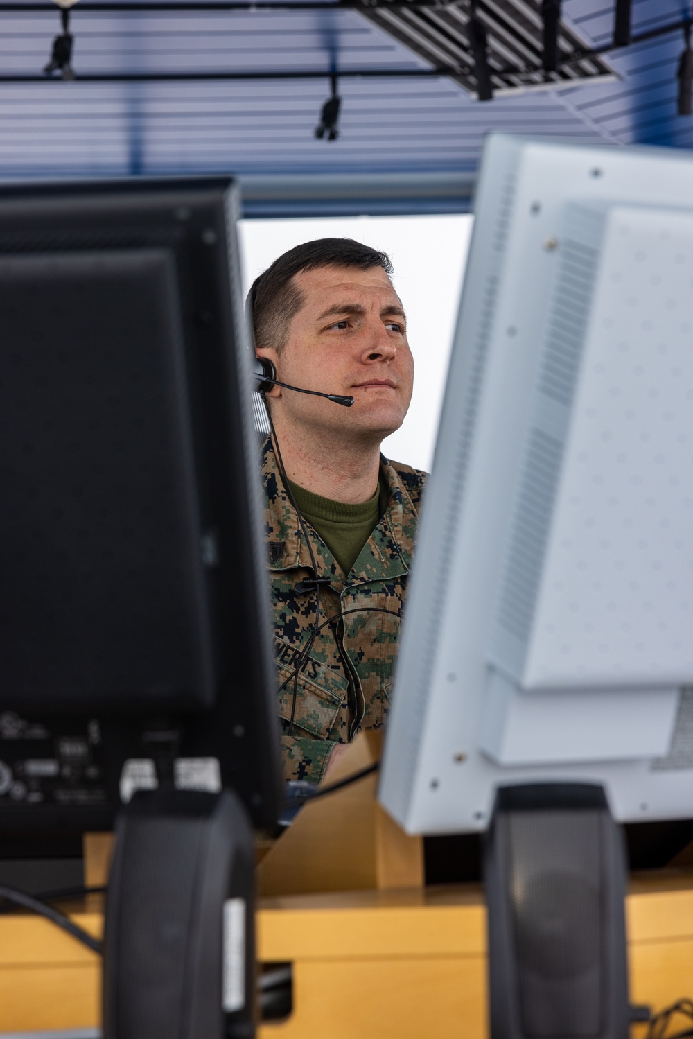 U.S. Marines with Marine Air Control Squadron (MACS) 2 conduct daily operations during Exercise Nordic Response 24