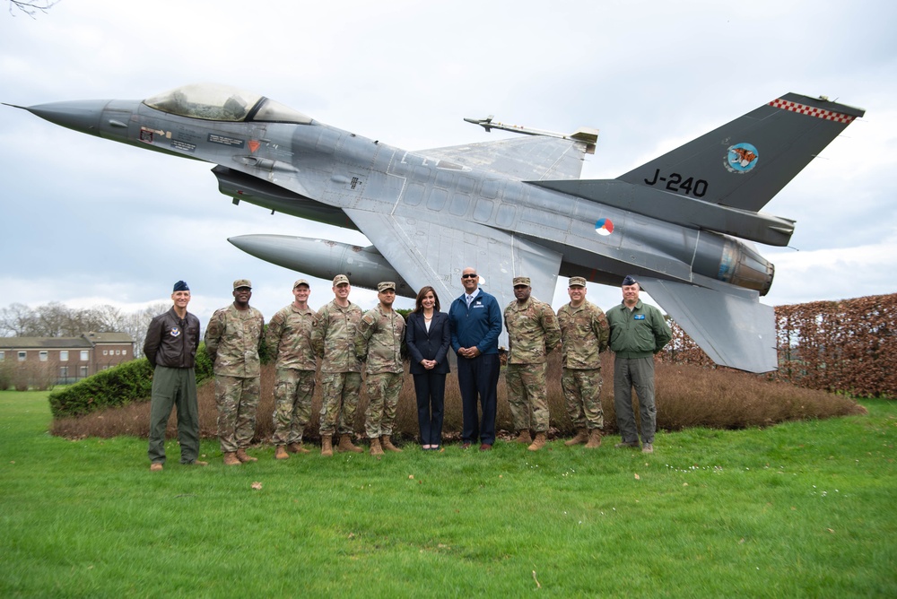 52nd Fighter Wing welcomes US Ambassador and SAF/IE leadership