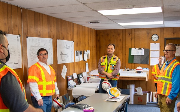 Corps SPD commander tours SPL projectsL Brown Field Border Patrol Station