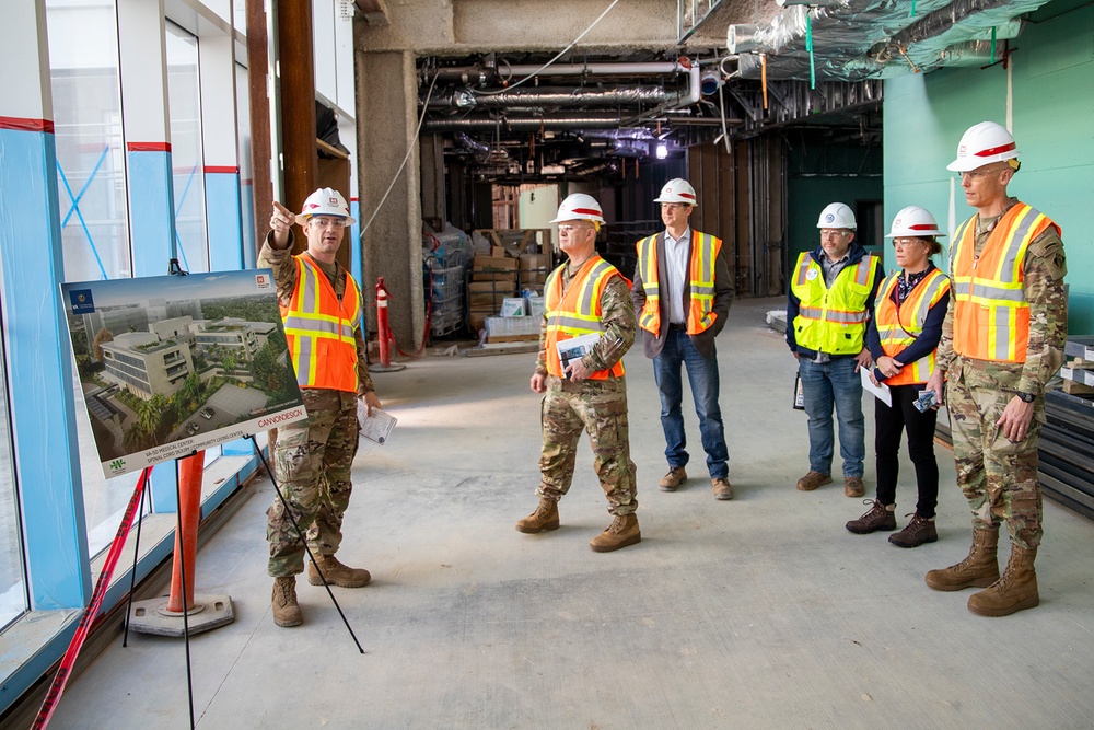 Corps SPD commander tours SPL projects: Veterans Affairs Spinal Cord Injury Community Living Center