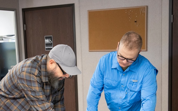 Corps SPD commander tours SPL projects: Tijuana River Barrier project