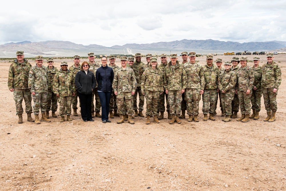 Distinguished visitors see latest frontline medical tech during Capstone 4 exercise