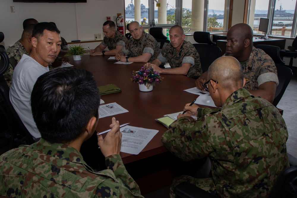 31st MEU, 2nd ARDR senior enlisted leaders engagement