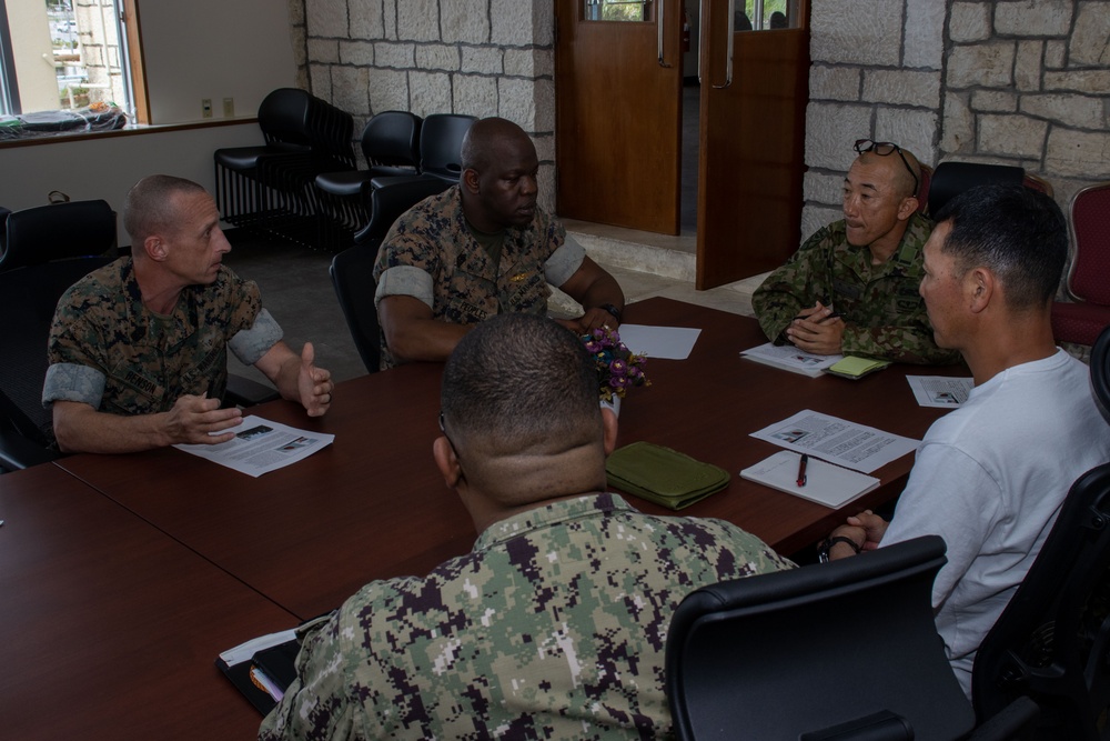 31st MEU, 2nd ARDR senior enlisted leaders engagement