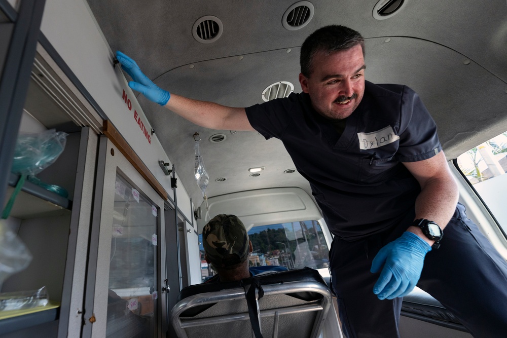 On-call with USAF emergency room responders during LAMAT-24