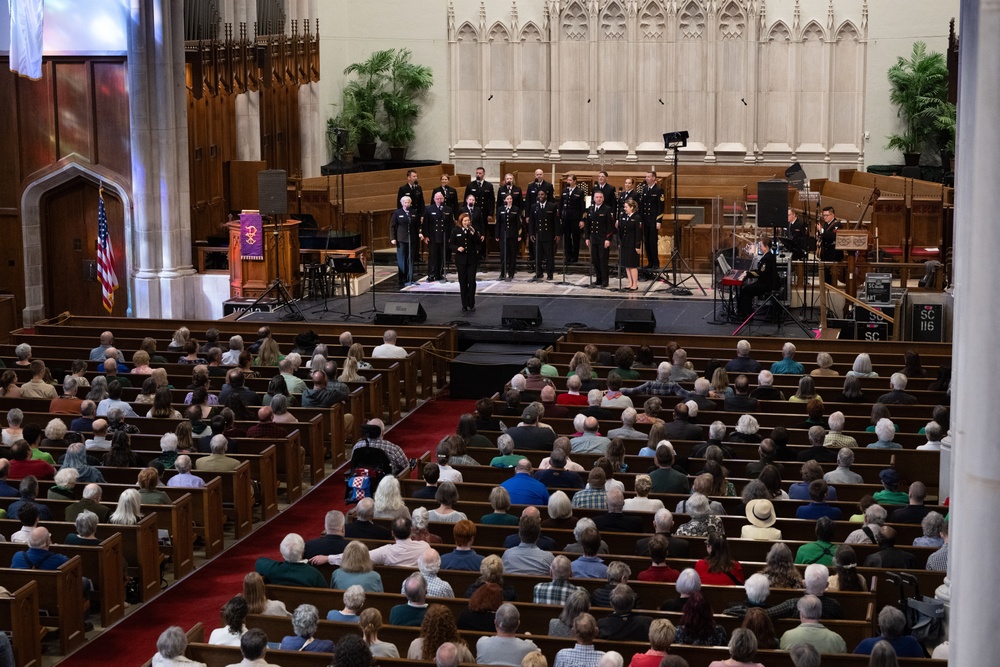 Navy Band Sea Chanters performs in Oklahoma City