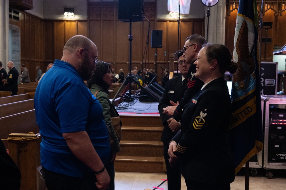 Navy Band Sea Chanters performs in Oklahoma City
