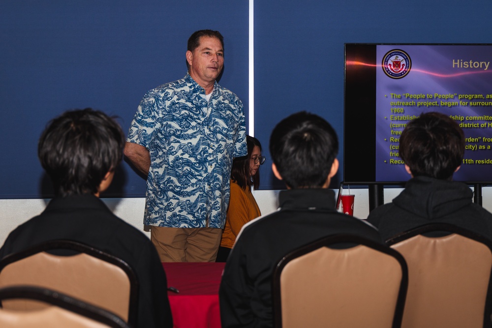 University of Tokyo students visit Camp Schwab