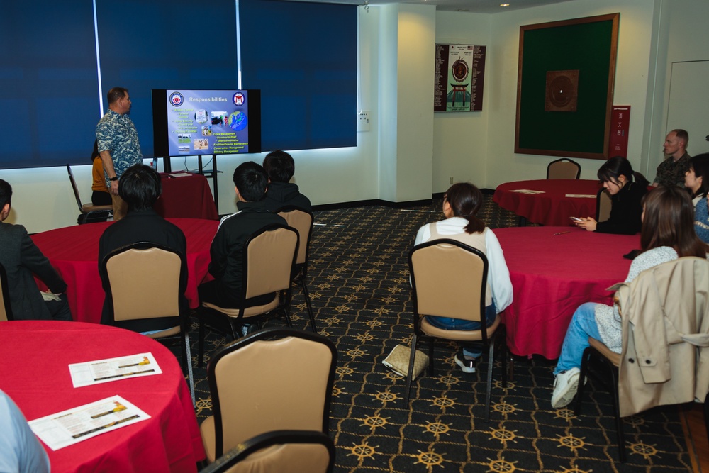 University of Tokyo students visit Camp Schwab