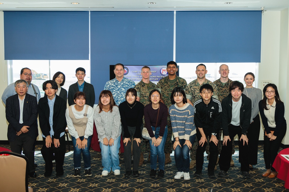 University of Tokyo students visit Camp Schwab