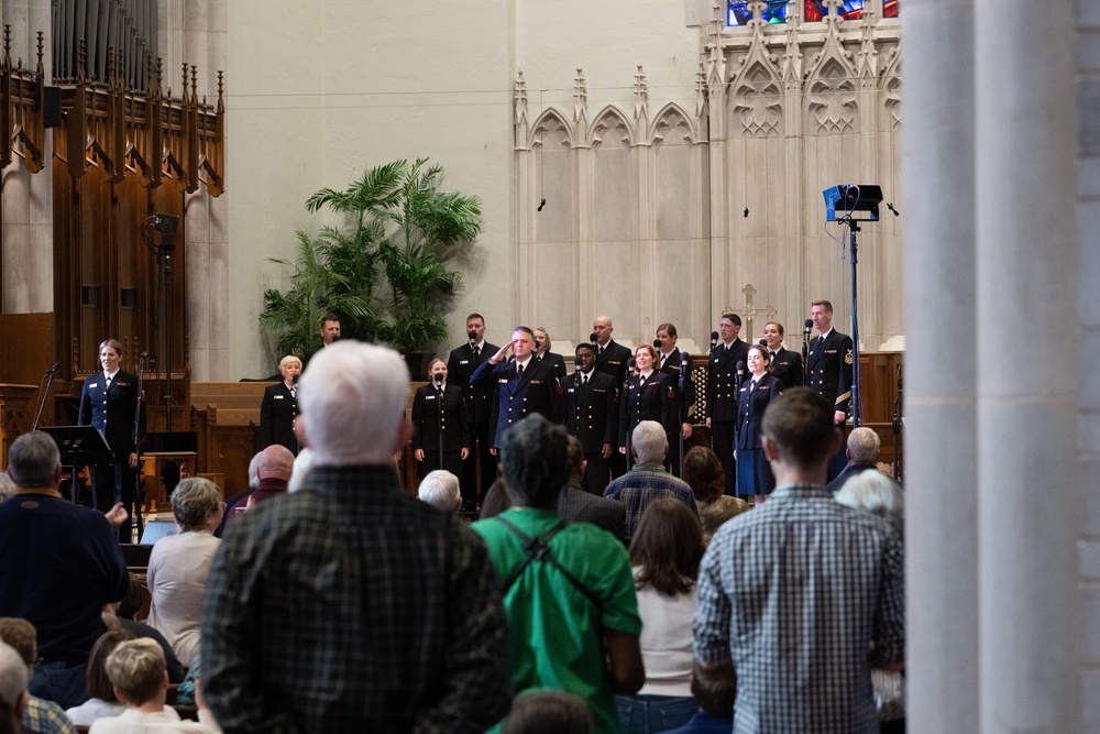Navy Band Sea Chanters performs in Oklahoma City